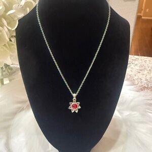 🌻🆕 Brighton Everbloom Sunflower July- Siam Necklace NWT $68